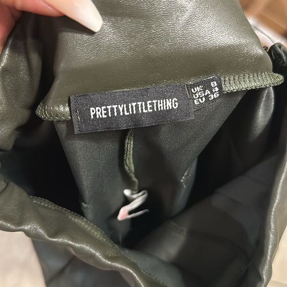 Green Faux Leather Pants ✨ - Picture 6 of 6